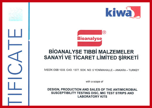 Bioanalyse - ISO 13485:2012 Certificate